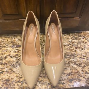 Calvin Klein Beige/Tan Heels, sz 10